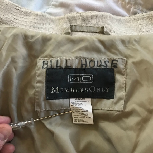 Vintage Members Only Jacket- Tan - XL 80s 90s 🕺🏻 - Picture 5 of 5